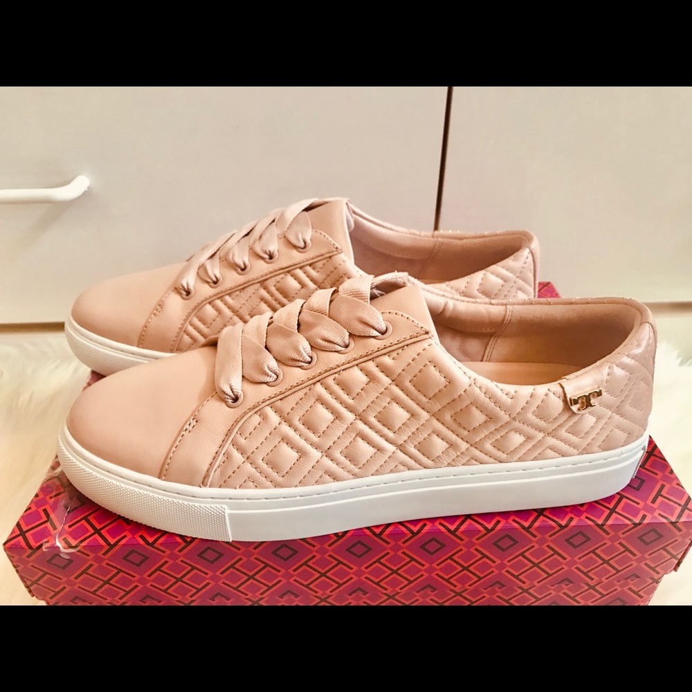 Tory Burch Marion Quilted Sneakers 10.5